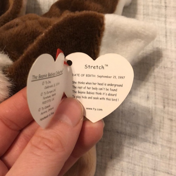 Vintage Ty beanie baby ostrich Stretch - Picture 3 of 4